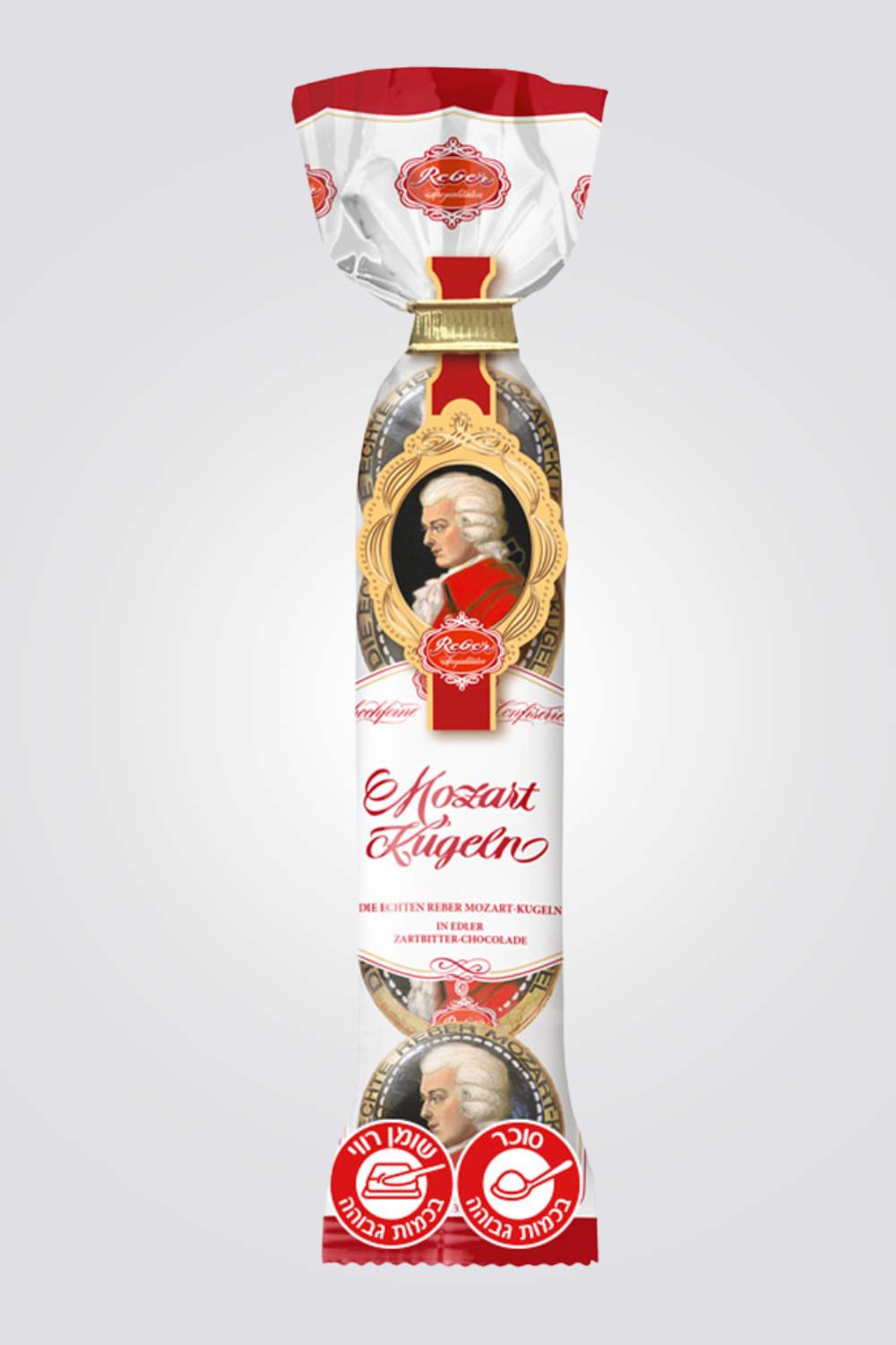 ממתק שקדים ופיסטוק, עם מרציפן ופרלין מצופים שוקולד חלב ומריר.