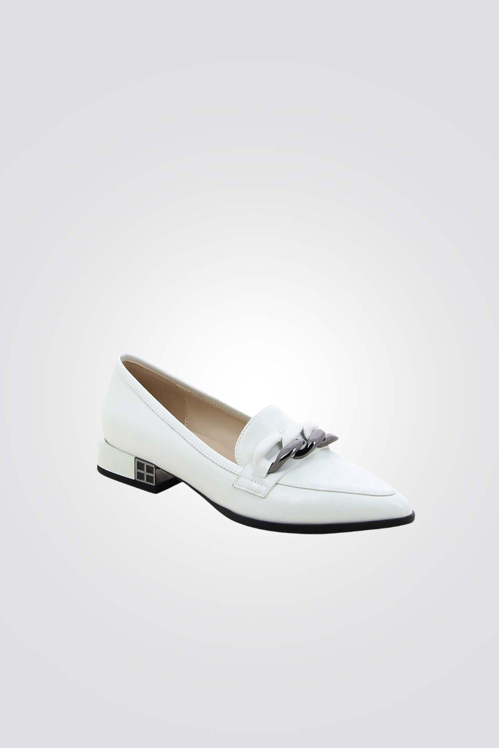 נעלי סירה אלגנטיות בצבע לבן