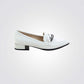 נעלי סירה אלגנטיות בצבע לבן - 1