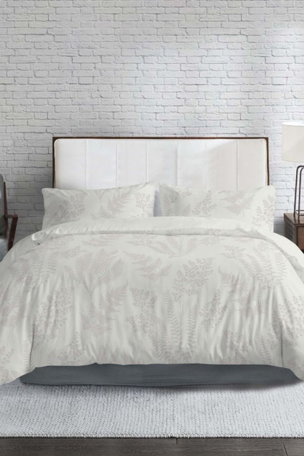 סט מצעים זוגי 180/200 ס"מ דגם WHITEY