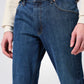 ג'ינס REGULAR בצבע  כחול כהה - 4