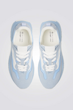 סניקרס דמוי זמש בצבע תכלת