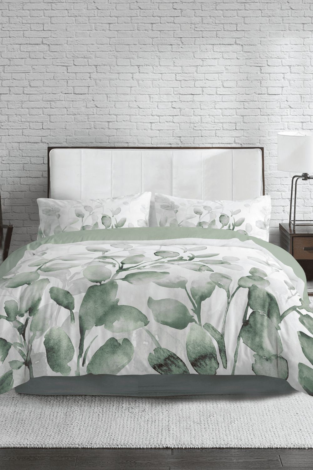 סט מצעים זוגי 160/200 ס"מ דגם LEAVES