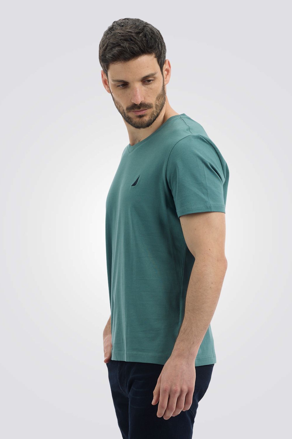 טישירט בייסיק בצבע ירוק