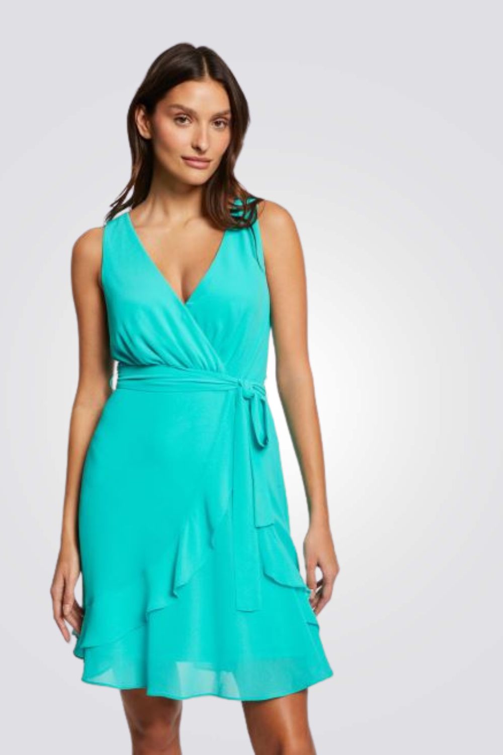 שמלה מיני עם חגורה