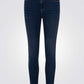 ג'ינס לנשים בצבע כחול כהה - 4