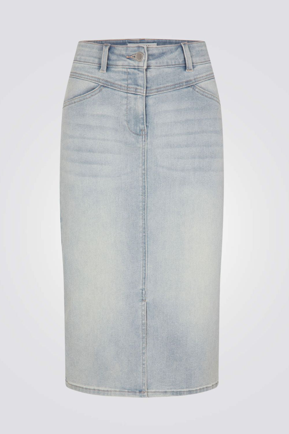 חצאית ג'ינס בצבע כחול בהיר