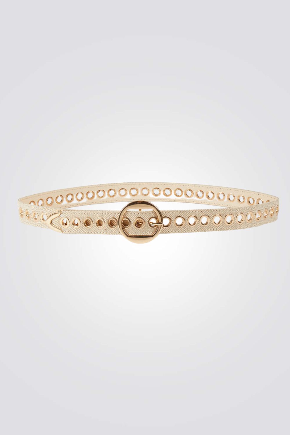 חגורה אבזם זהב