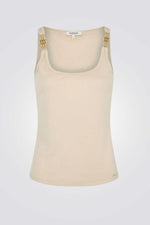 גופיה עם עיטור בכתפיות