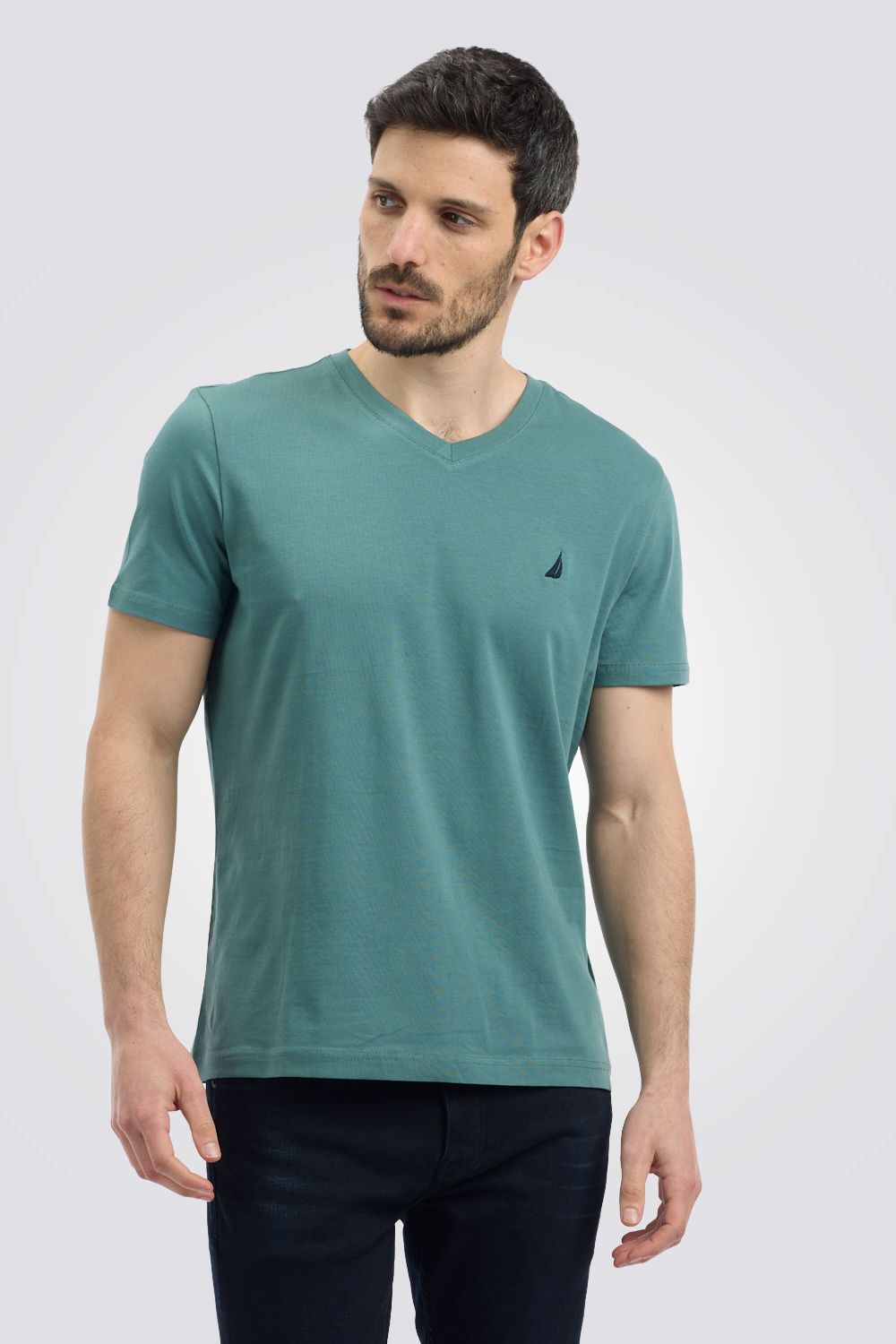 טישירט בייסיק בצבע ירוק