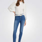 ג'ינס לנשים בצבע כחול בהיר - 4