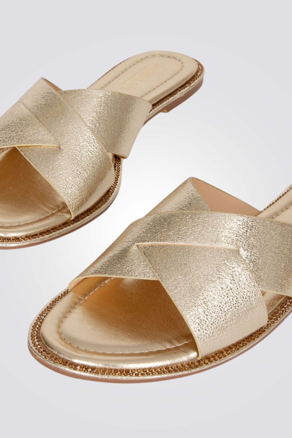 כפכף איקס בצבע זהב