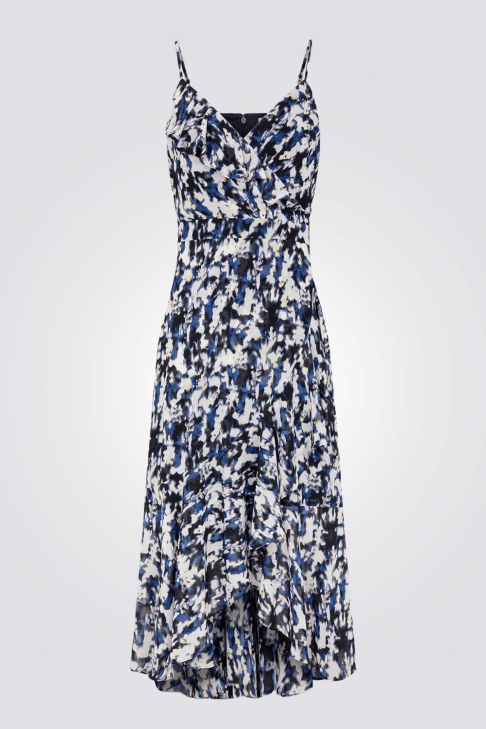 שמלה מקסי עם הדפס אבסטרקטי