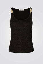 גופיה עם עיטור בכתפיות