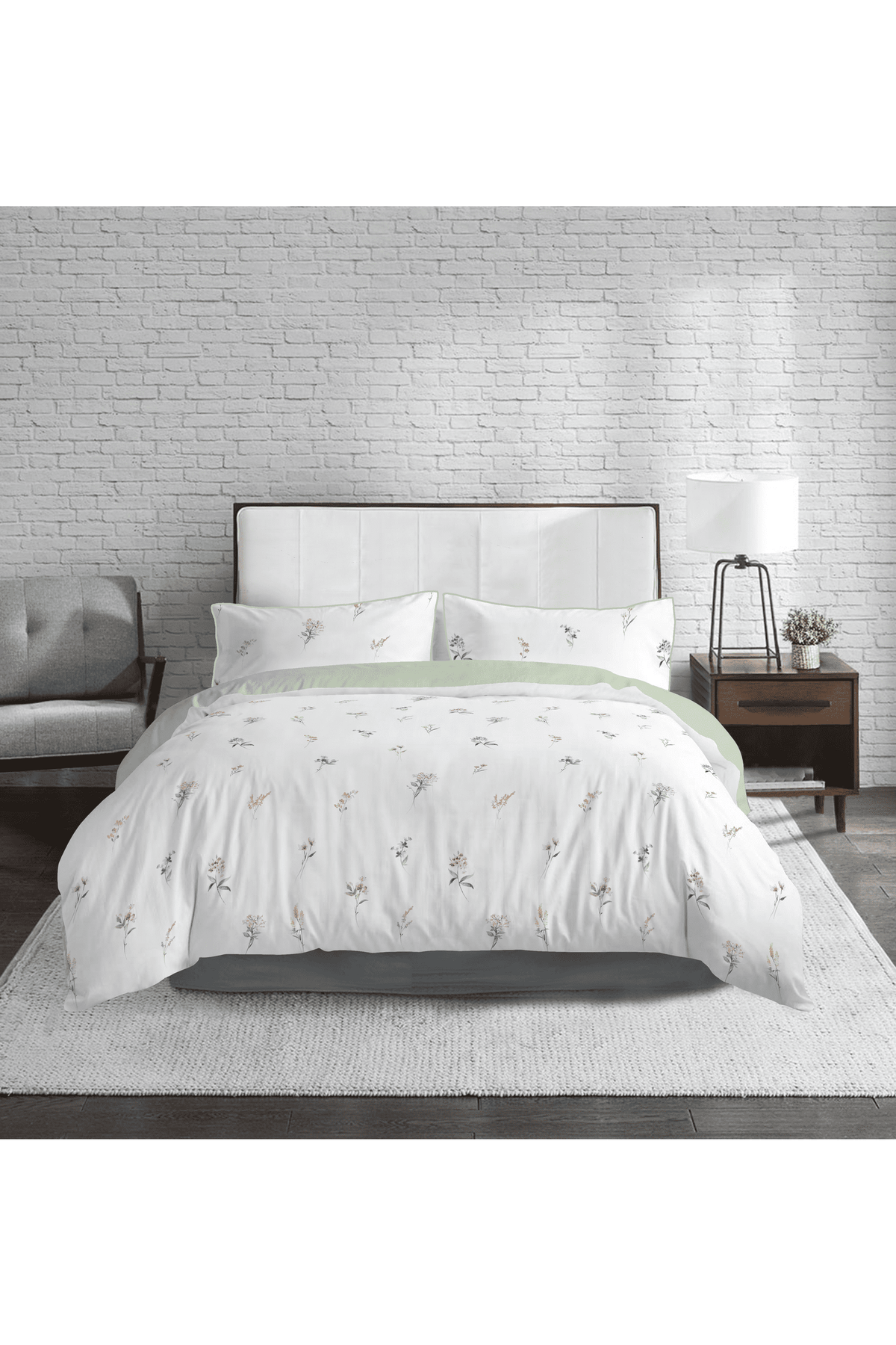 סט מצעים מיטה וחצי 200/120 ס"מ דגם VIVIAN 