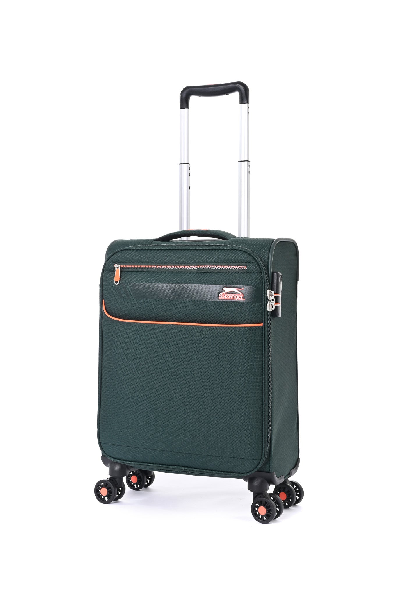 מזוודה טרולי עלייה למטוס ''18.5 דגם BARCELONA בצבע ירוק