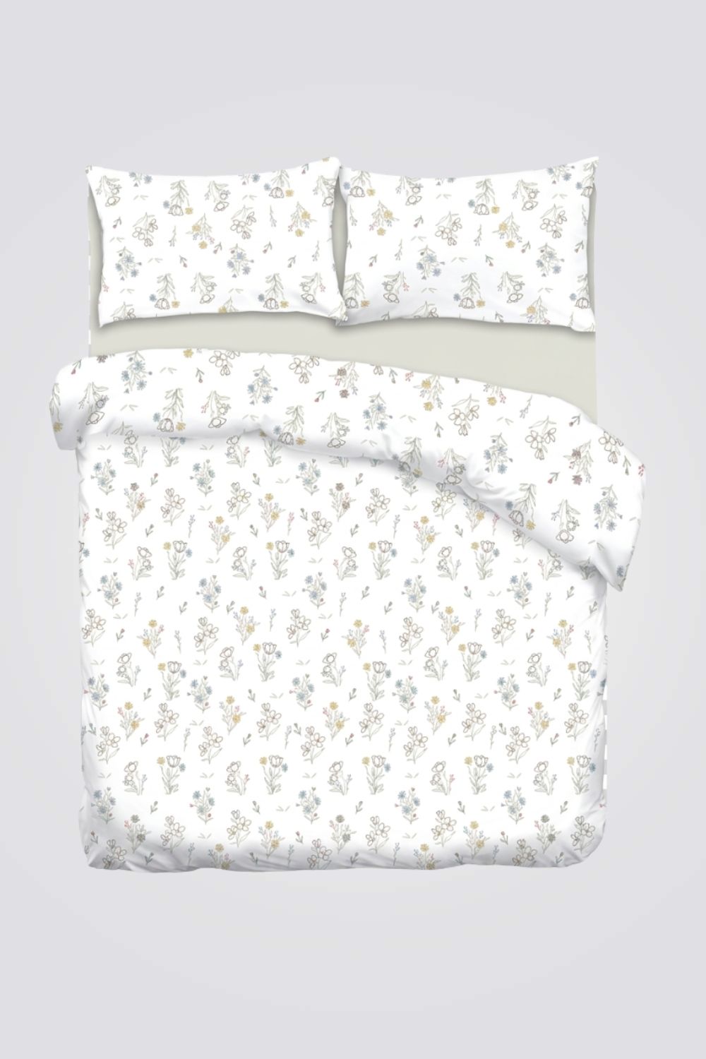 סט מצעים מיטה זוגית כותנה 180/200 ס"מ דגם ירדן | פרייבט קולקשיין