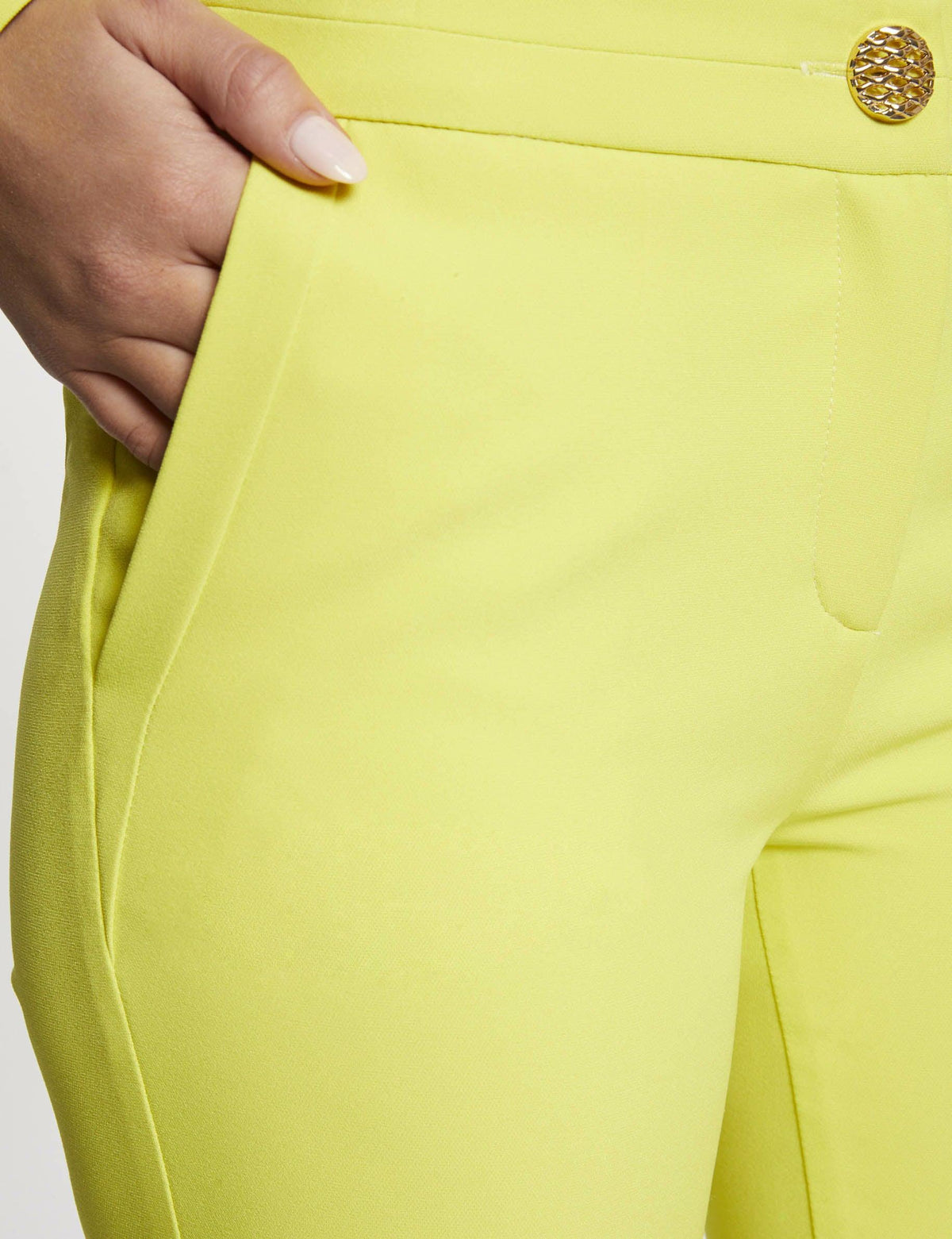 מכנסי אלגנט בצבע צהוב - MASHBIR//365