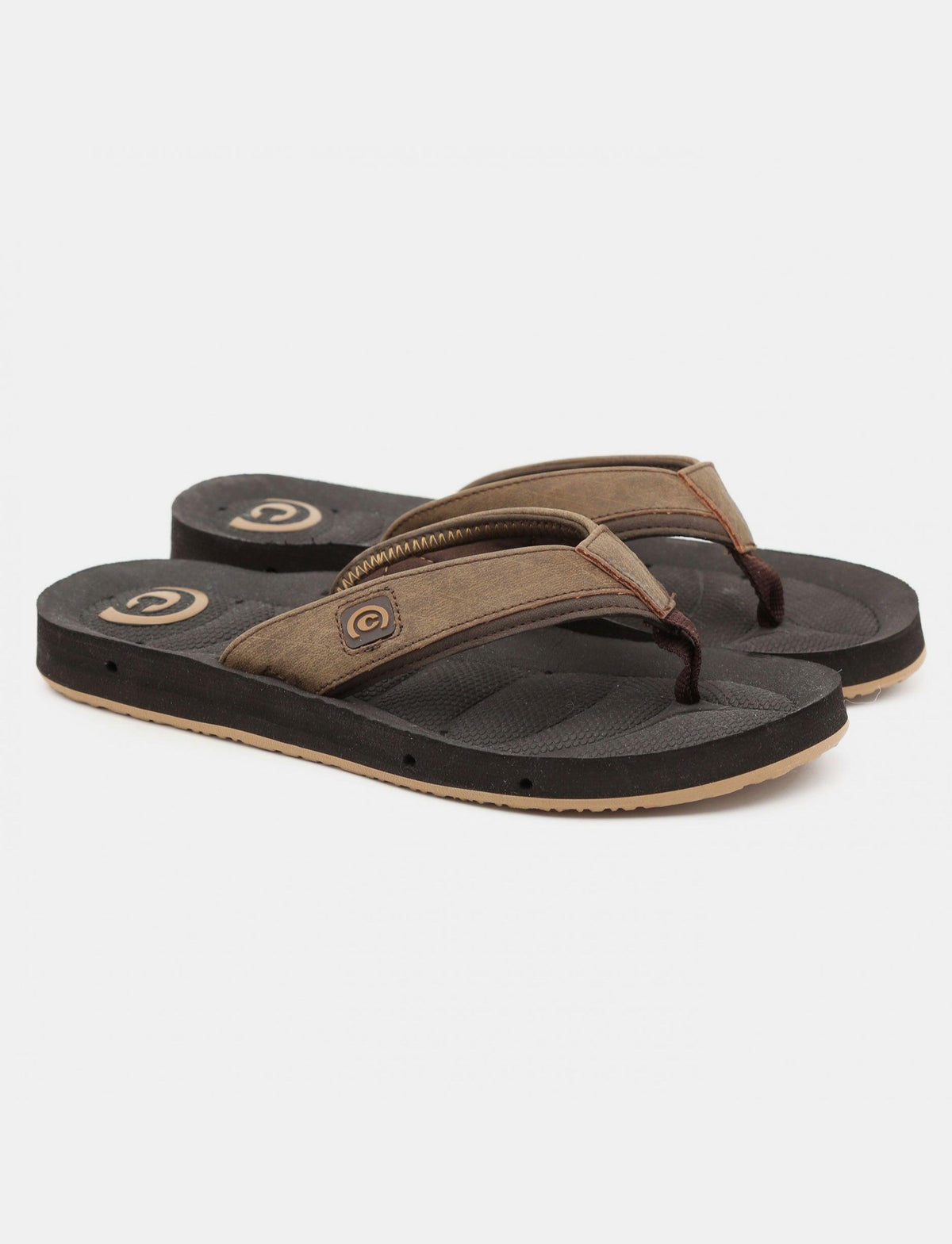 כפכפי אצבע לגבר DRAIN5 בצבע חום - MASHBIR//365