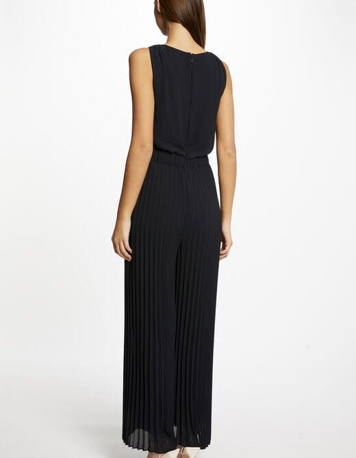 אוברול עם קפלים בצבע נייבי - MASHBIR//365