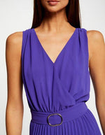 אוברול עם קפלים בצבע סגול - MASHBIR//365