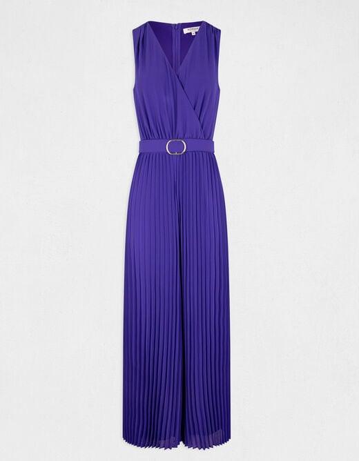 אוברול עם קפלים בצבע סגול - MASHBIR//365