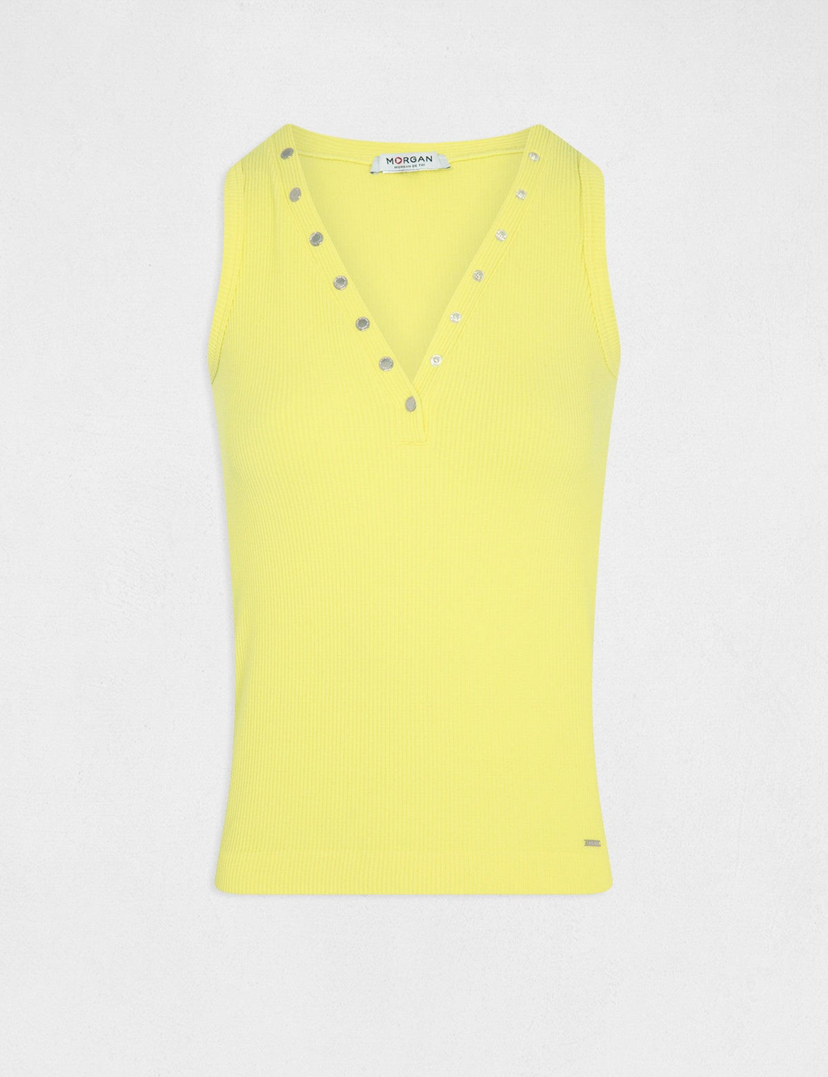 גופיית סריג בצבע צהוב - MASHBIR//365