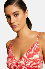 שמלת מיני עם רצועות דקות בצבע אדום - MASHBIR//365