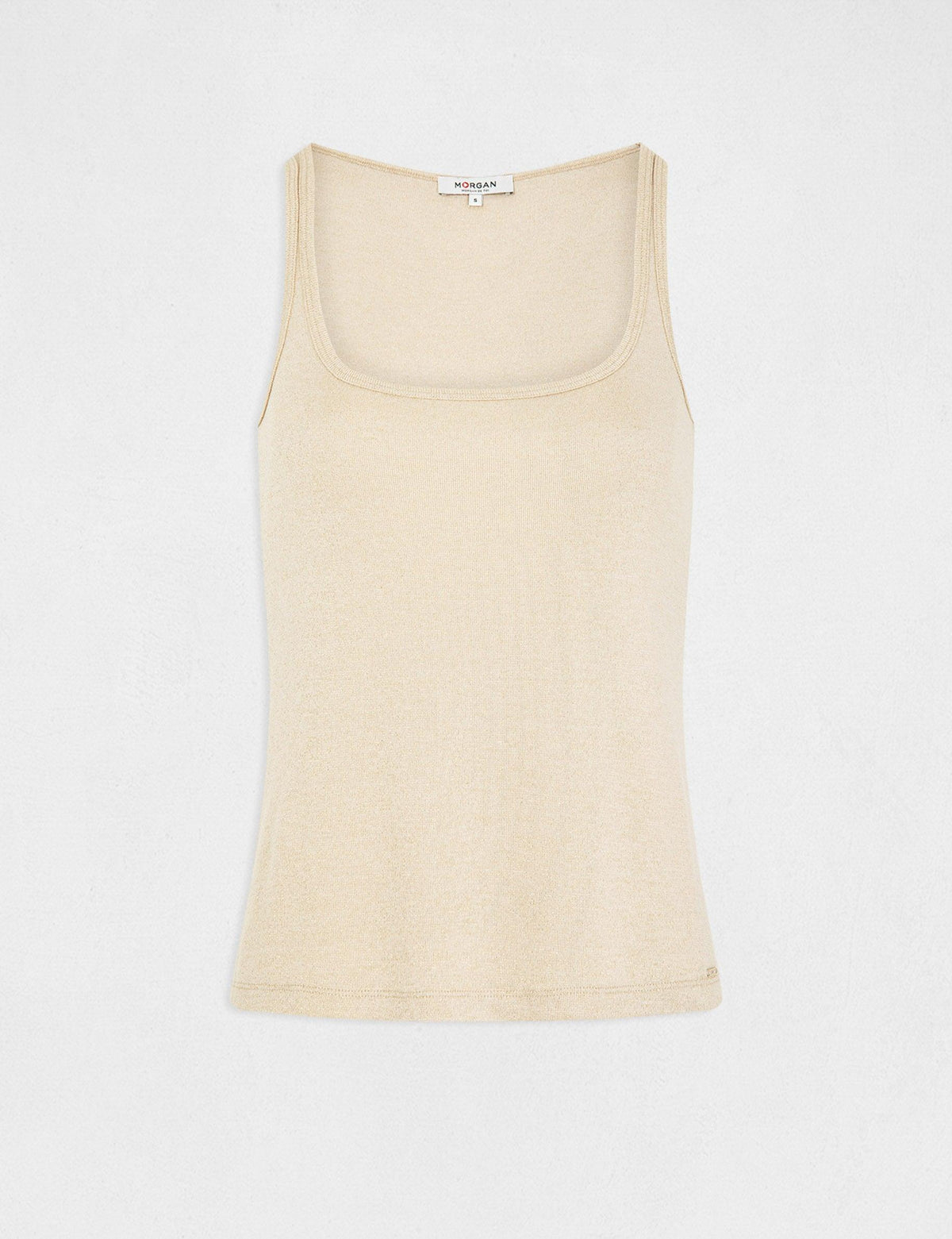 גופייה מנצנצת לנשים בצבע אבן - MASHBIR//365