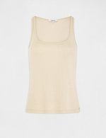 גופייה מנצנצת לנשים בצבע אבן - MASHBIR//365