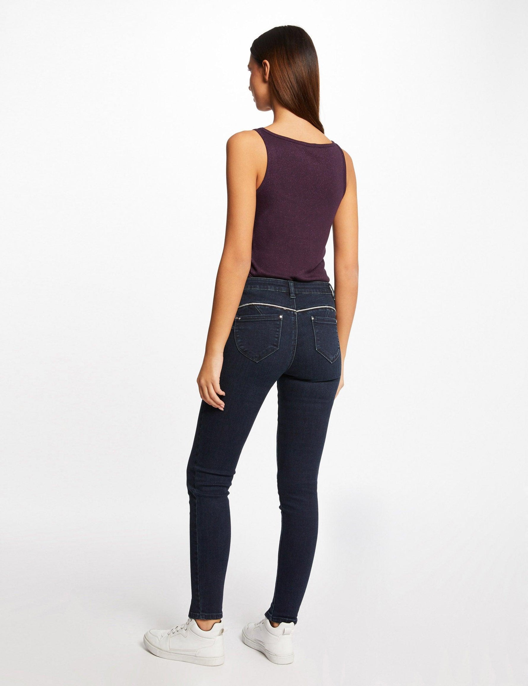 גופייה מנצנצת לנשים בצבע סגול - MASHBIR//365