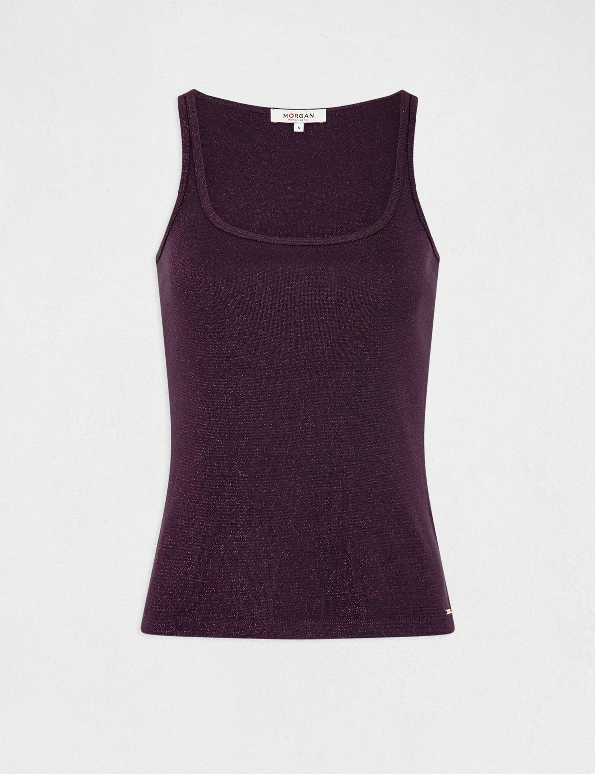 גופייה מנצנצת לנשים בצבע סגול - MASHBIR//365