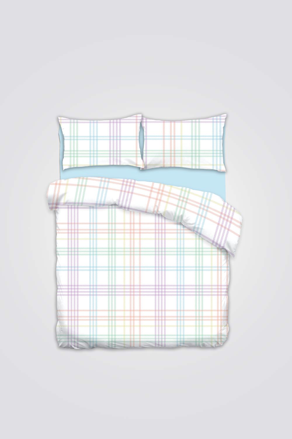 סט מצעים מיטה וחצי דגם עידו 120/200 ס"מ