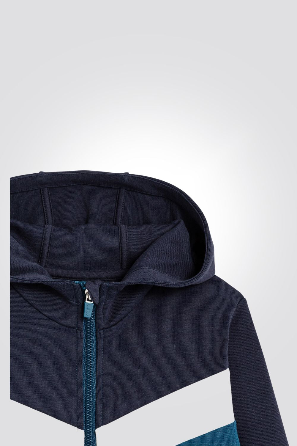 ג'קט קפוצ'ון גווני טורקיז כחול לנערים