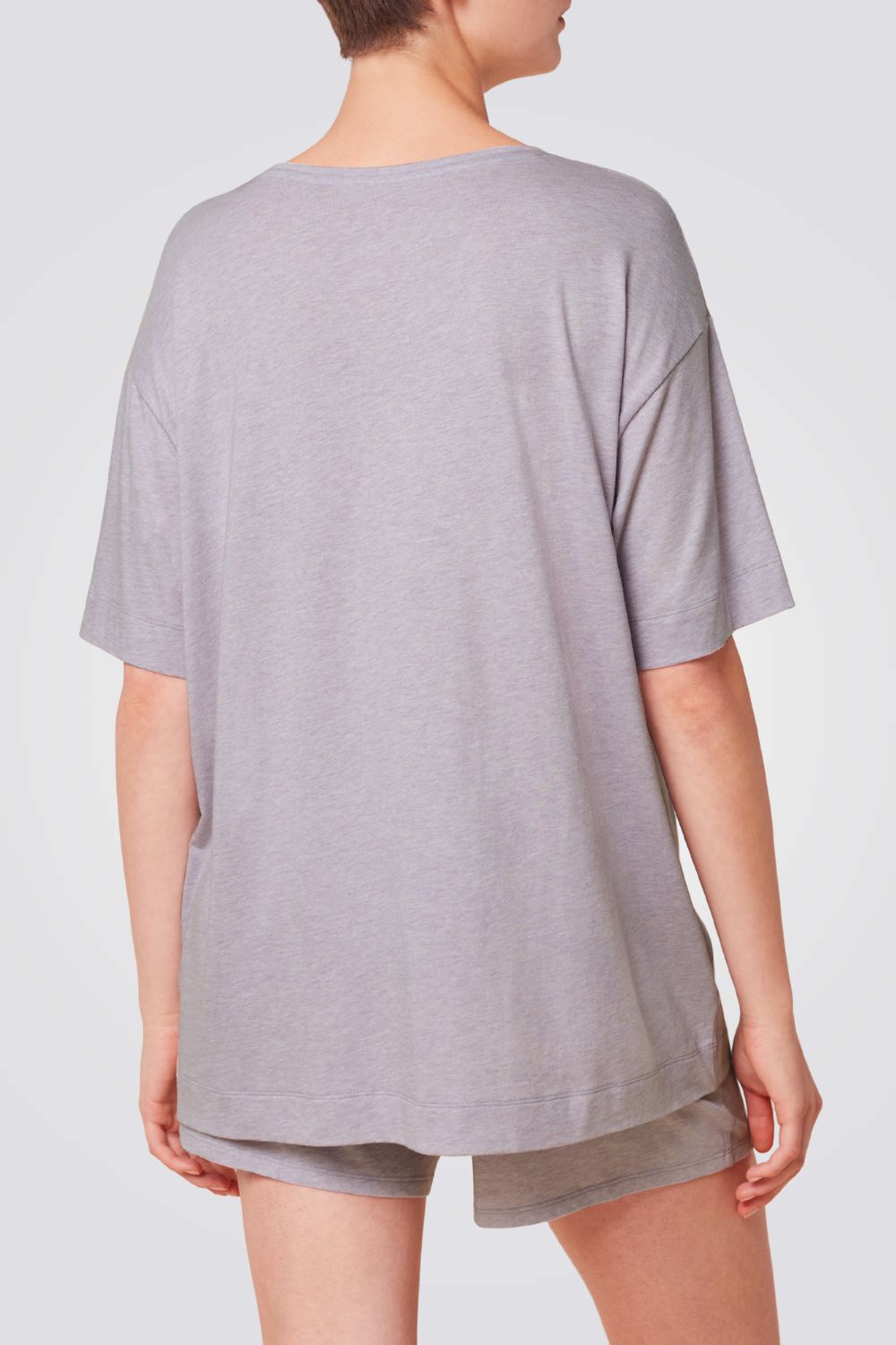 סט פיג'מה קצרה Sets PSK 10 CO MD בצבע סגול