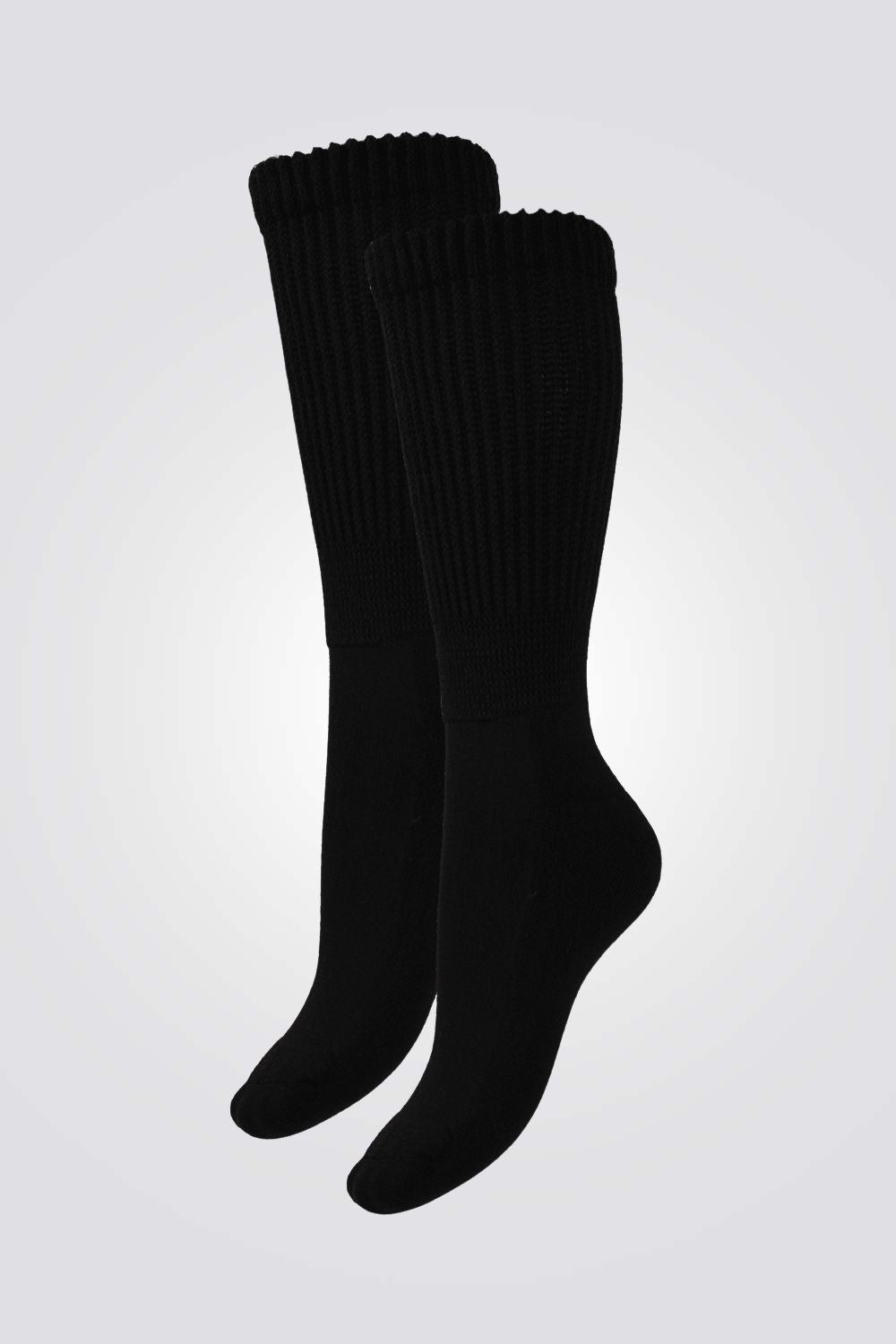 2 זוגות גרביים מכפלת גמישה בצבע שחור