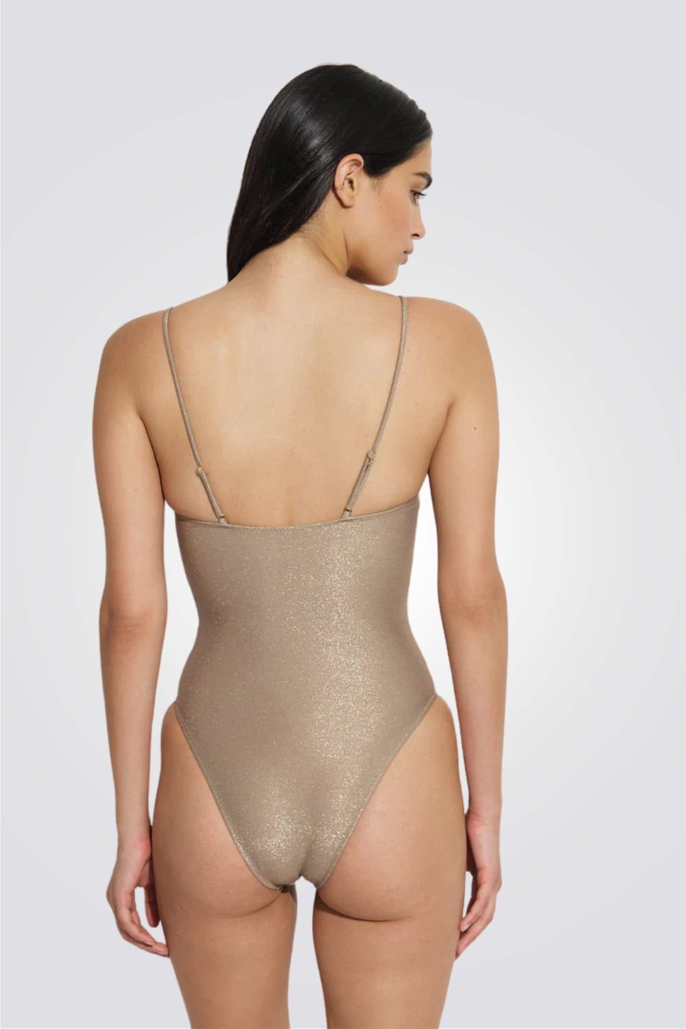 בגד ים שלם Lurex  מוזהב