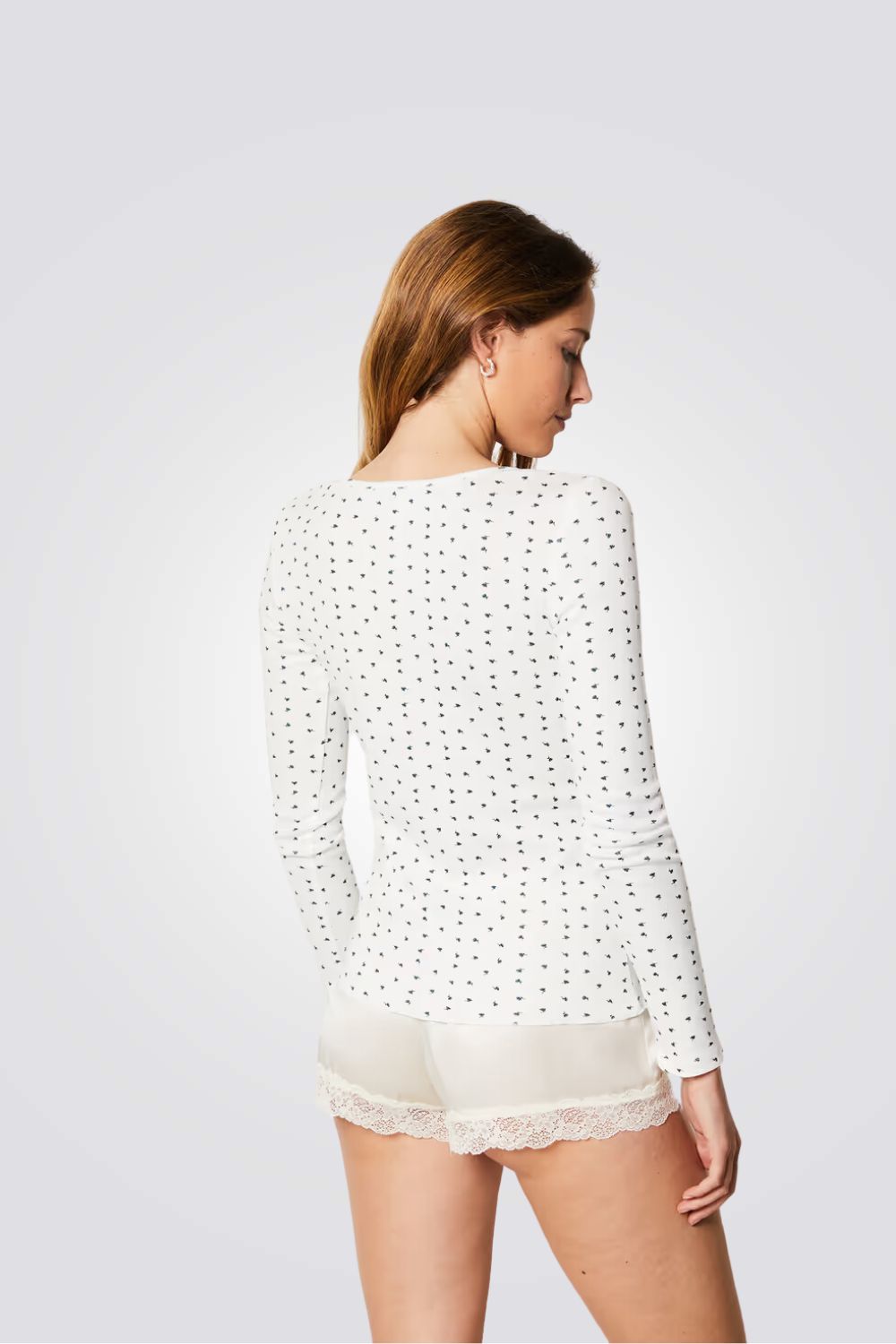 חולצת פיג'מה WILDY עם שרוולים ארוכים