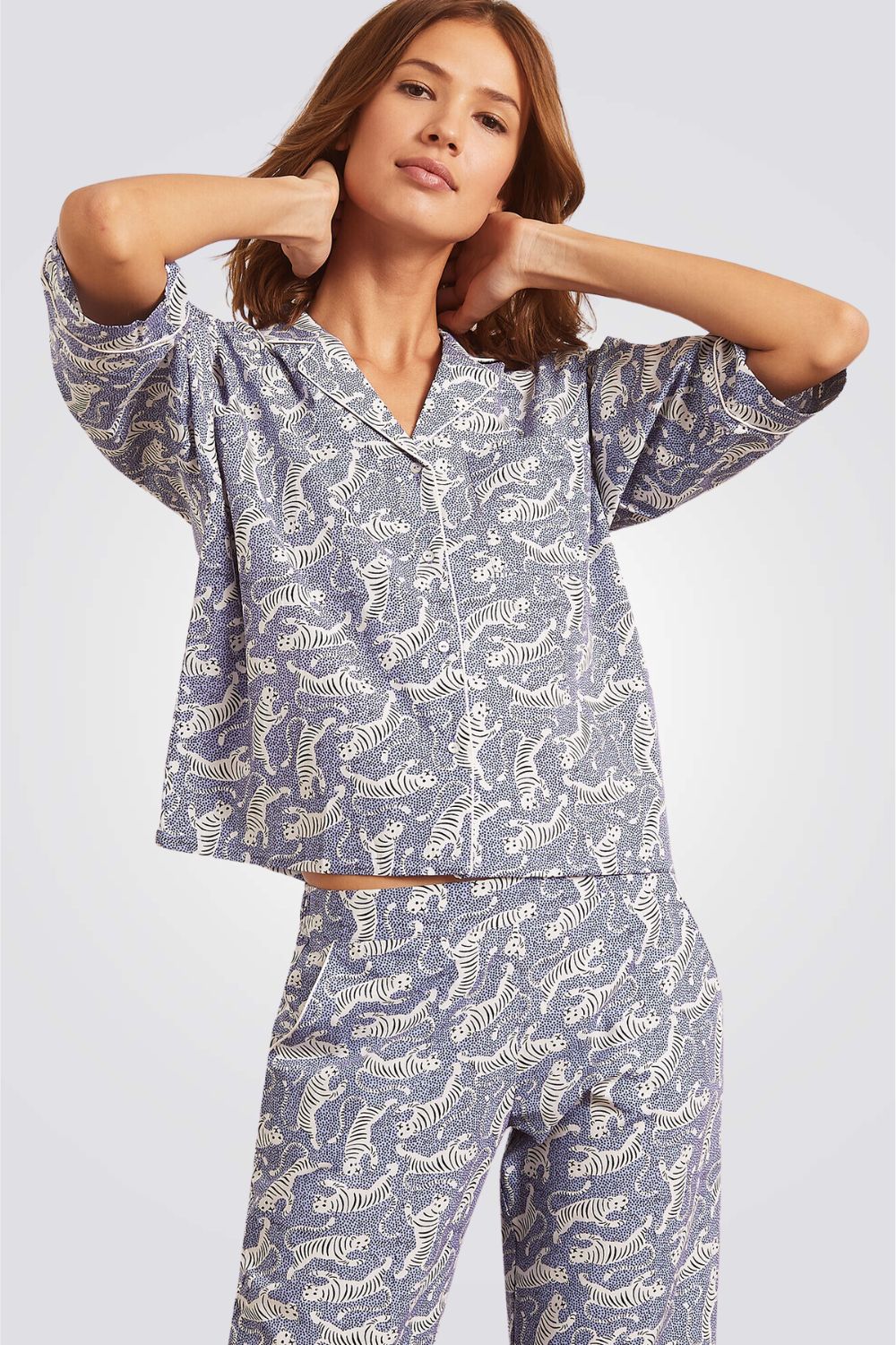 חולצת פיג'מה מכופתרת BANGALI