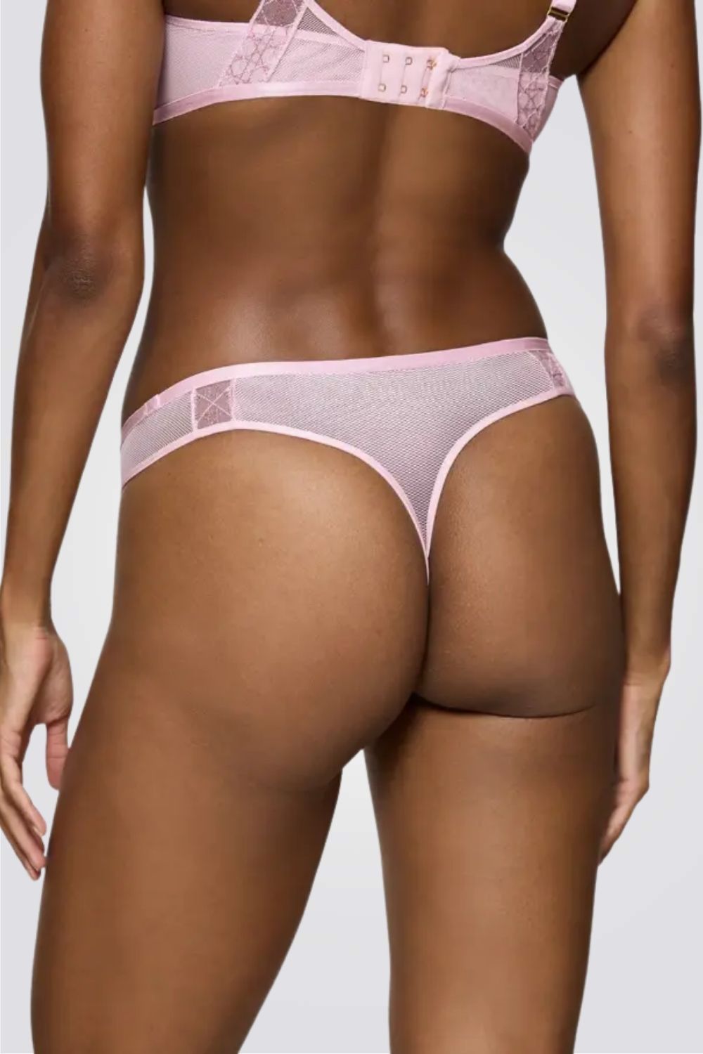 תחתוני חוטיני Palina Cosmic Heartbeat בצבע ורוד