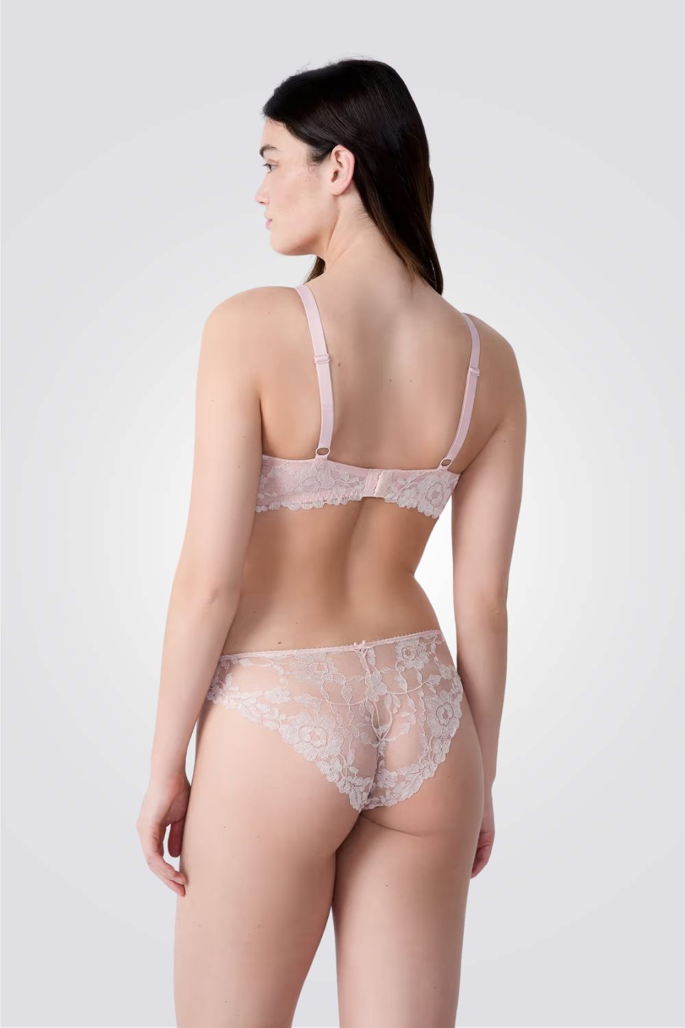 חזיית ספייסר DANSEUSE  בשילוש טול ותחרה פרחונית