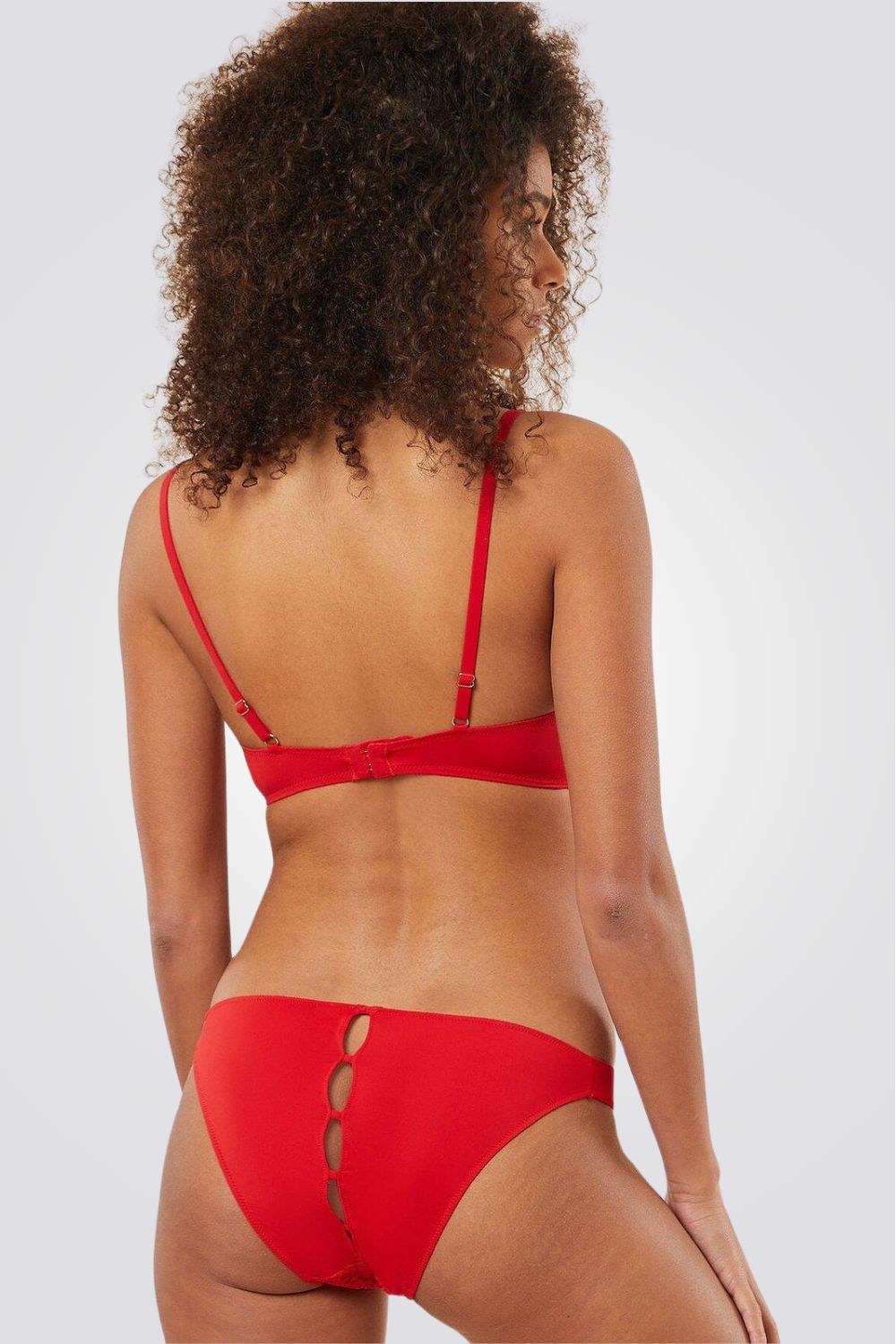 חזיית תחרה ללא ריפוד PARURE אדומה