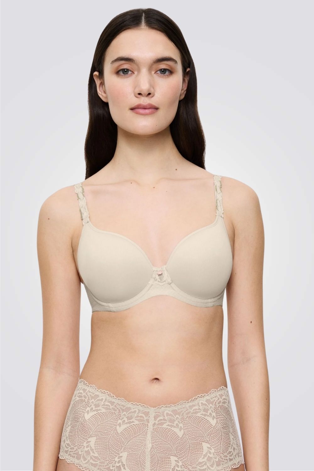 חזייה מרופדת Wild Azalea Florale WP בצבע בז'