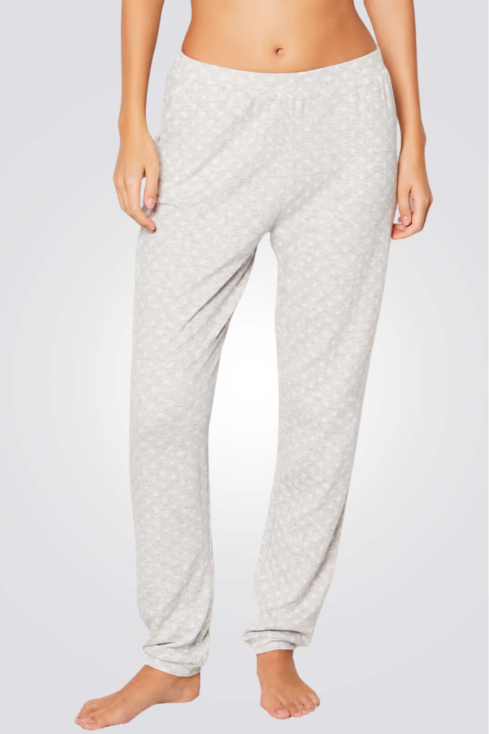 מכנסי פיג'מה ארוכים GARY בצבע אפור