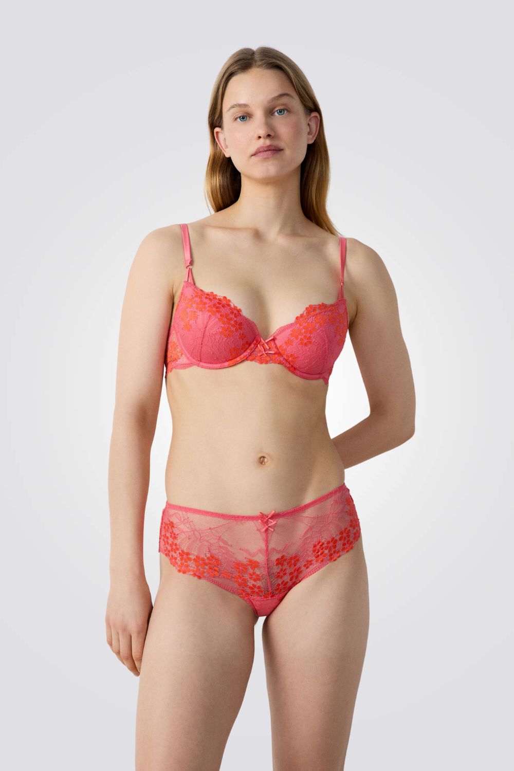 בוקסרון לנשים תחרה SOMPTUEUSE  בעיצוב פרחוני