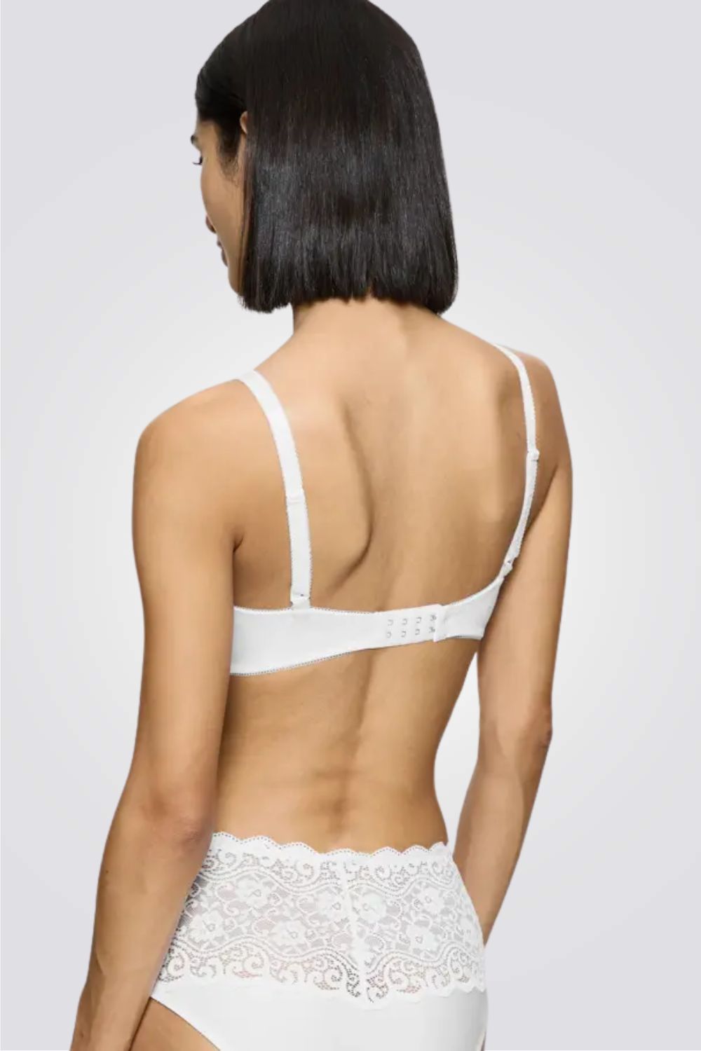 חזיית תחרה ללא ריפוד Amourette W לבן