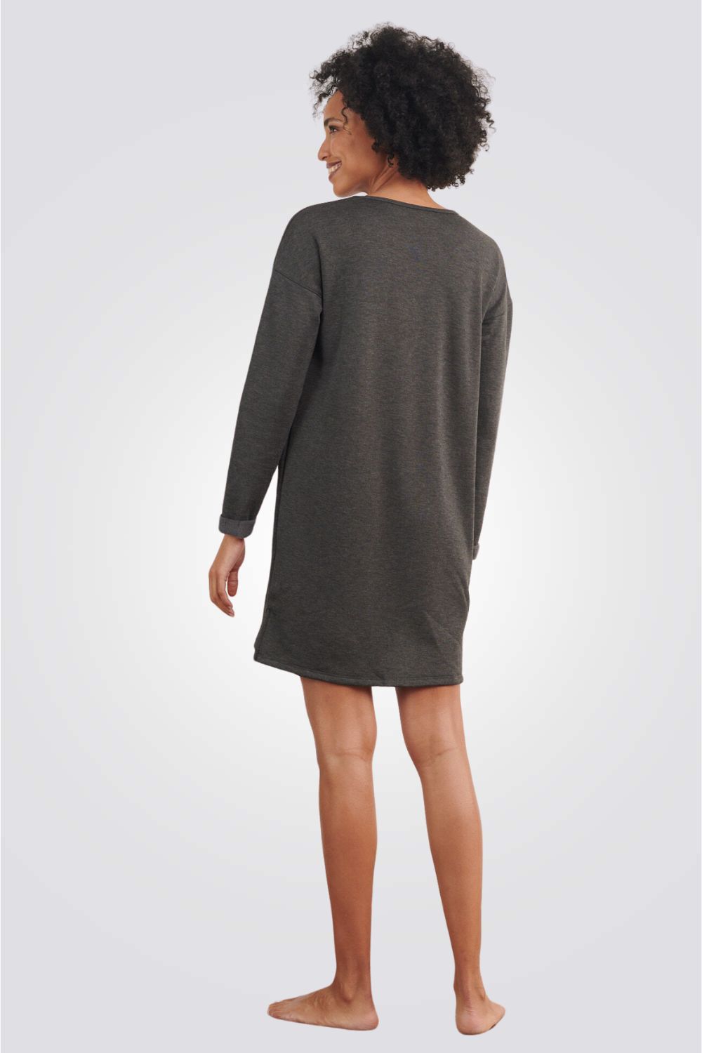 כותונת לילה ORNELLA בצבע אפור