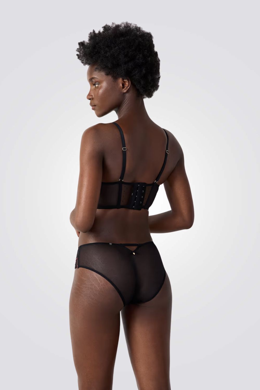 תחתוני מידי CONQUETE מבד תחרה וטול