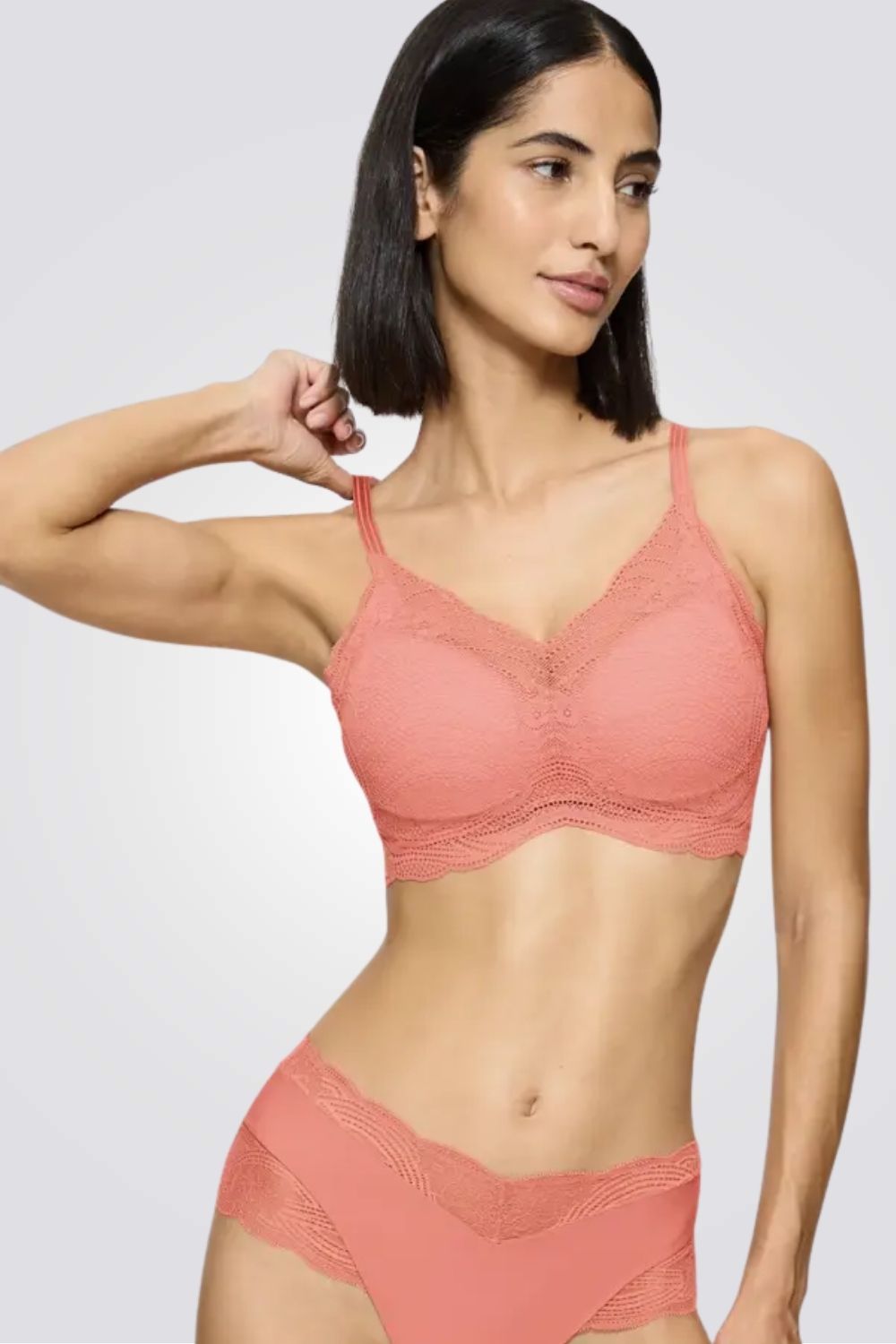 חזיית תחרה Lift Smart P EX ורוד עתיק