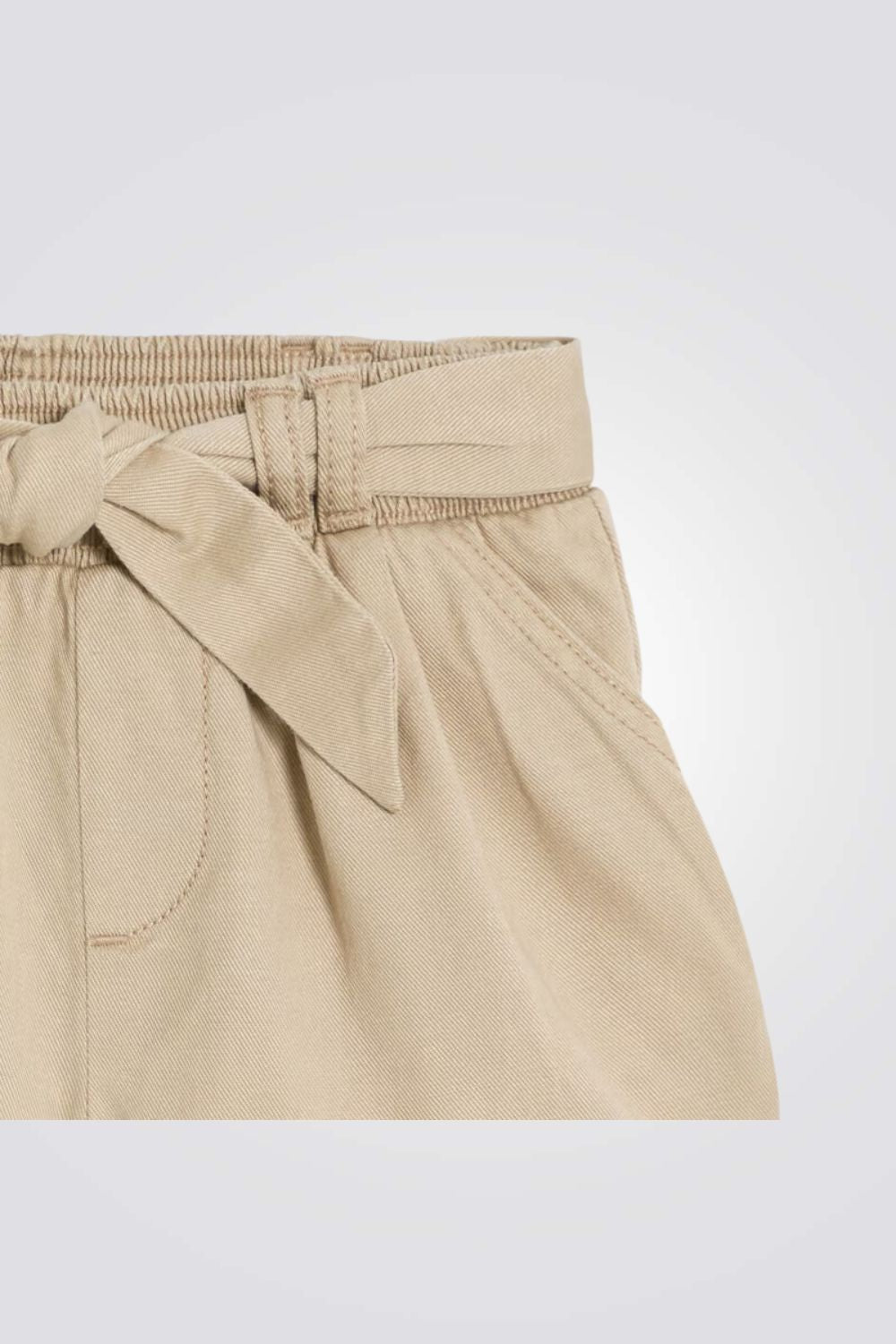 מכנסיים קצרים לתינוקות בצבע בז'